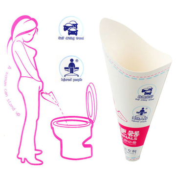 10pc/lot Disposable Paper Urinal Woman Urination Device Stand Up Pee for Camping Travel Portable Female Outdoor Toilet Tool stand for pee