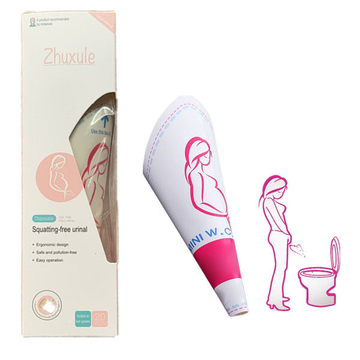 20pc/lot Disposable Paper Urinal Woman Girls Urination Device Stand Up Pee Outdoor Travel Portable Female Urinal Funnel Urinatio