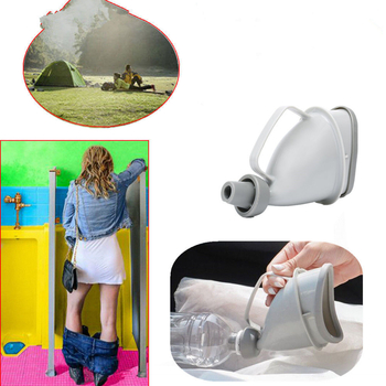 Portable Multifunctional Outdoor Urinal Female Stand Emergency Toilet Urinal for Outdoor Traveling Blocking Cars Camping