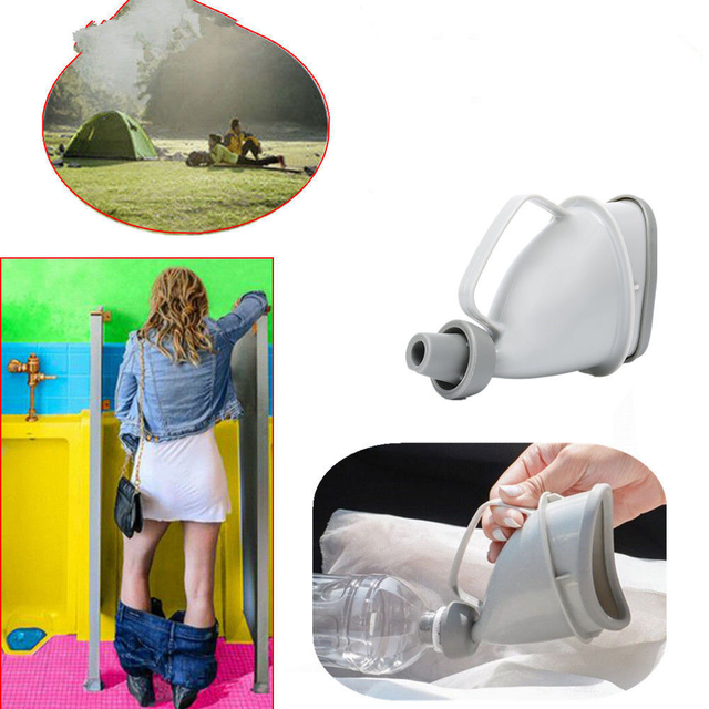 Portable Multifunctional Outdoor Urinal Female Stand Emergency Toilet Urinal for Outdoor Traveling Blocking Cars Camping