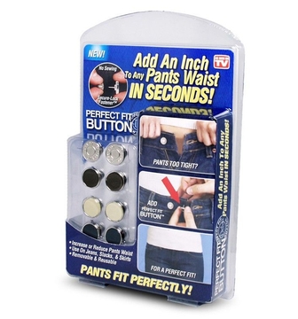 8pcs Men/Women Jeans Any Pants Fix Expanders Waist Stretch Extender Metal Button Perfect Fit Button Replace Buttons DIY Making