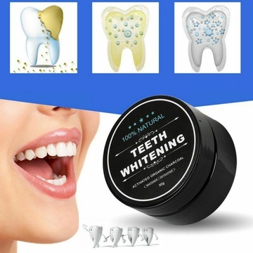 teeth whitening powder Carbon Organic Teeth Whitening Powder Coconut Charcoal Tooth Polish White